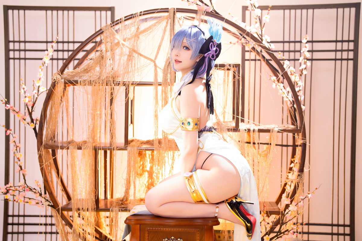 Coser@星之迟迟Hoshilily 2024年01月计划B 蕾姆旗袍 0063 9822386188.jpg