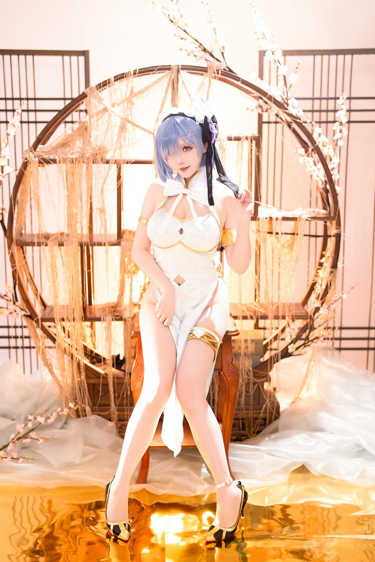 Coser@星之迟迟Hoshilily 2024年01月计划B 蕾姆旗袍 0073 6326030945.jpg