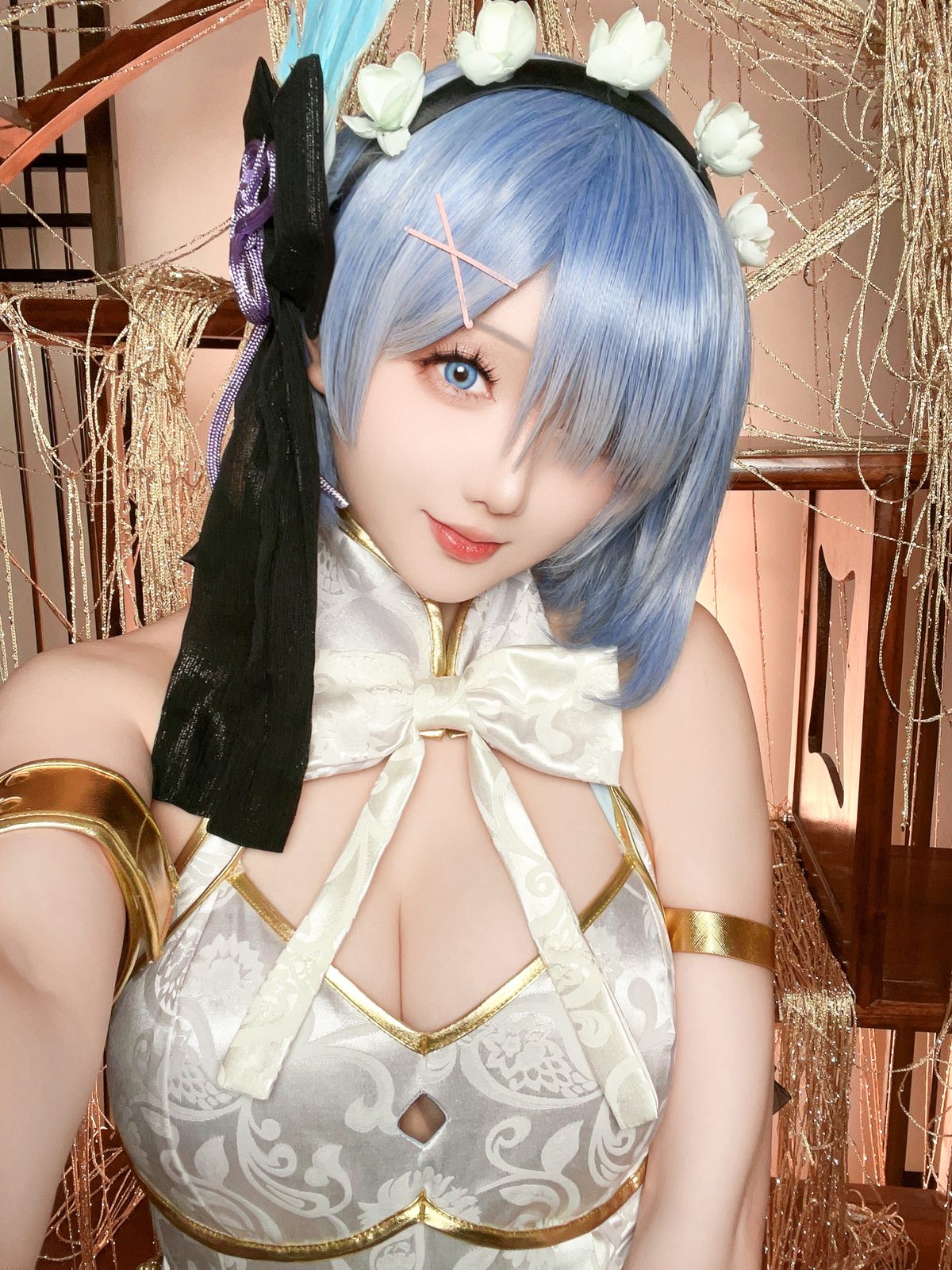 Coser@星之迟迟Hoshilily 2024年01月计划B 蕾姆旗袍 0076 4046080417.jpg