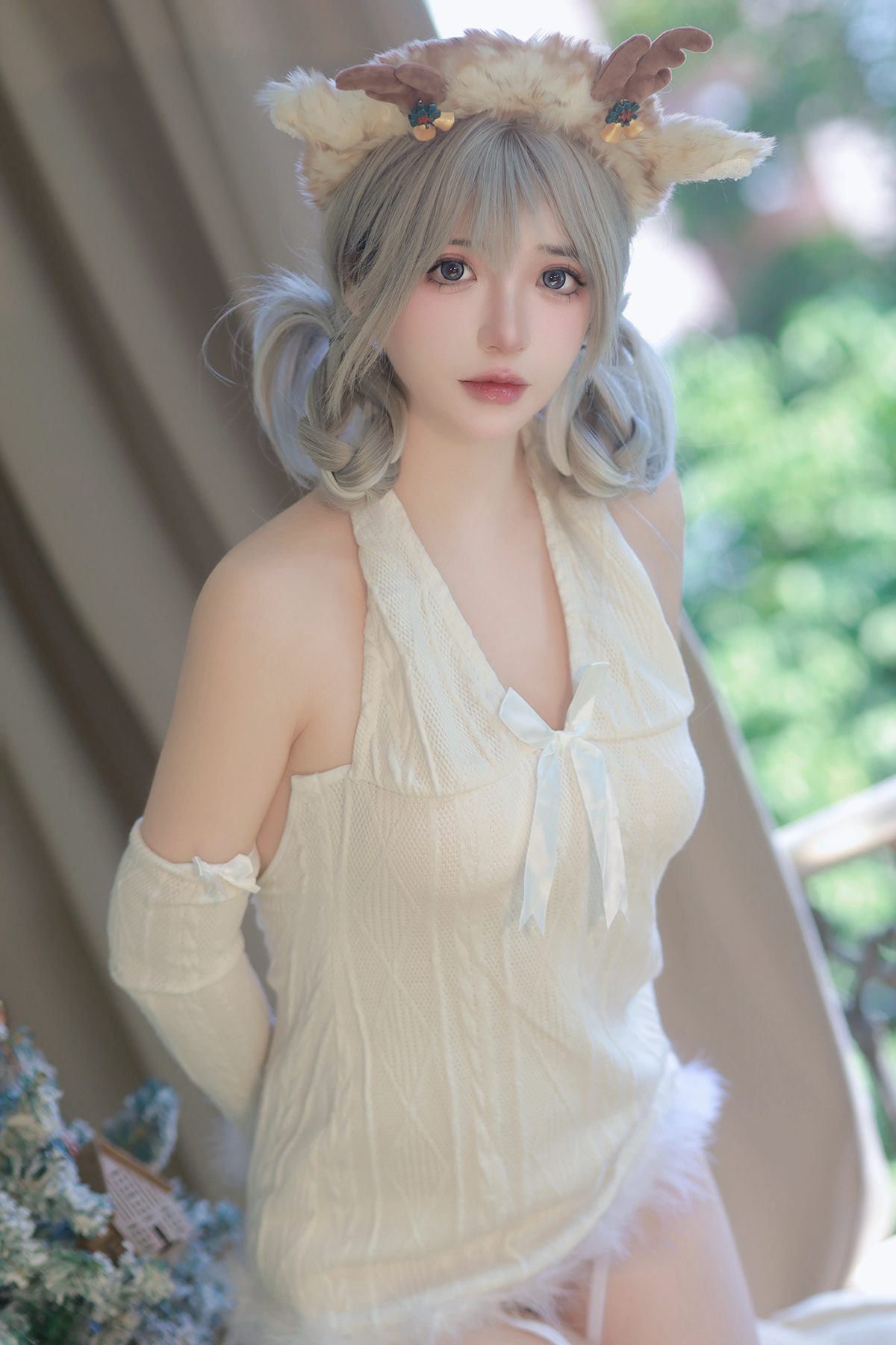 Coser@疯猫ss – 圣诞特典And白色毛衣 Part2