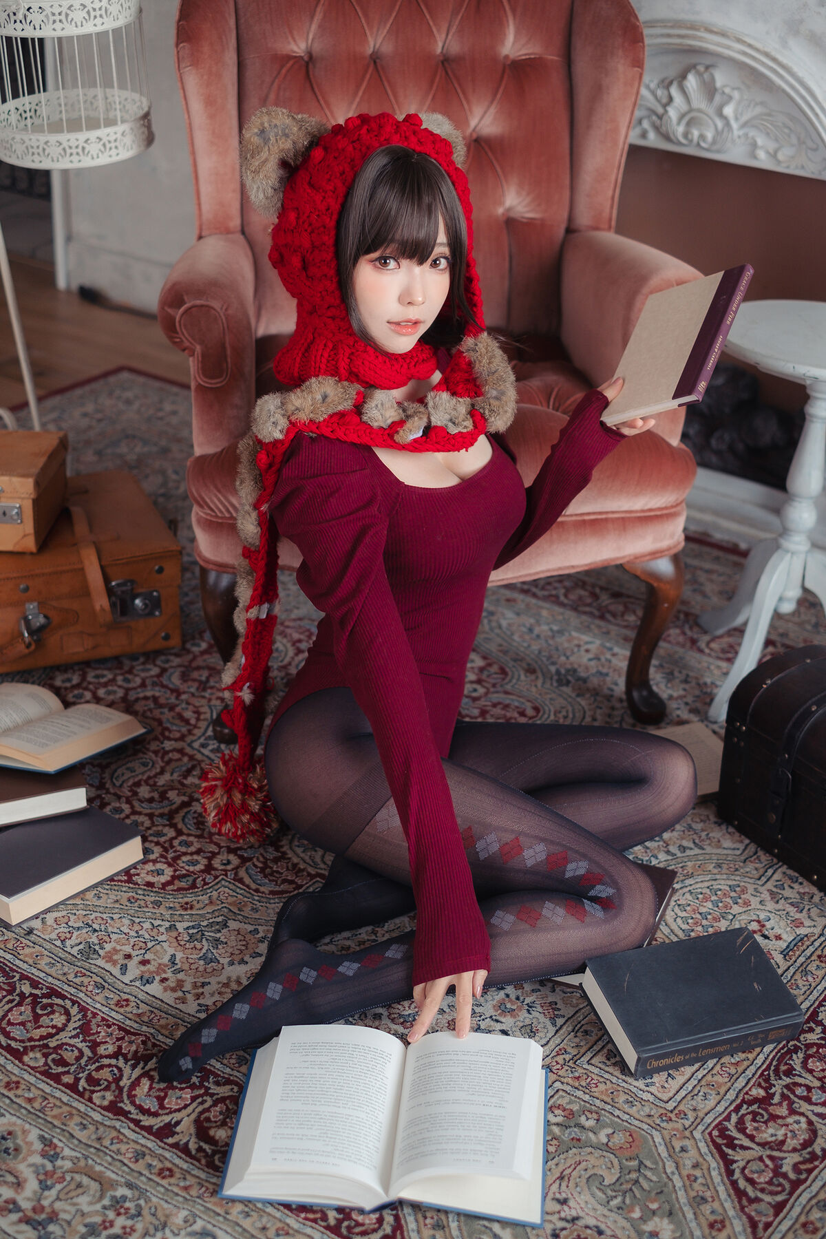 Coser@Ely_eee ElyEE子 红色 KNITTING 0009 5041318800.jpg