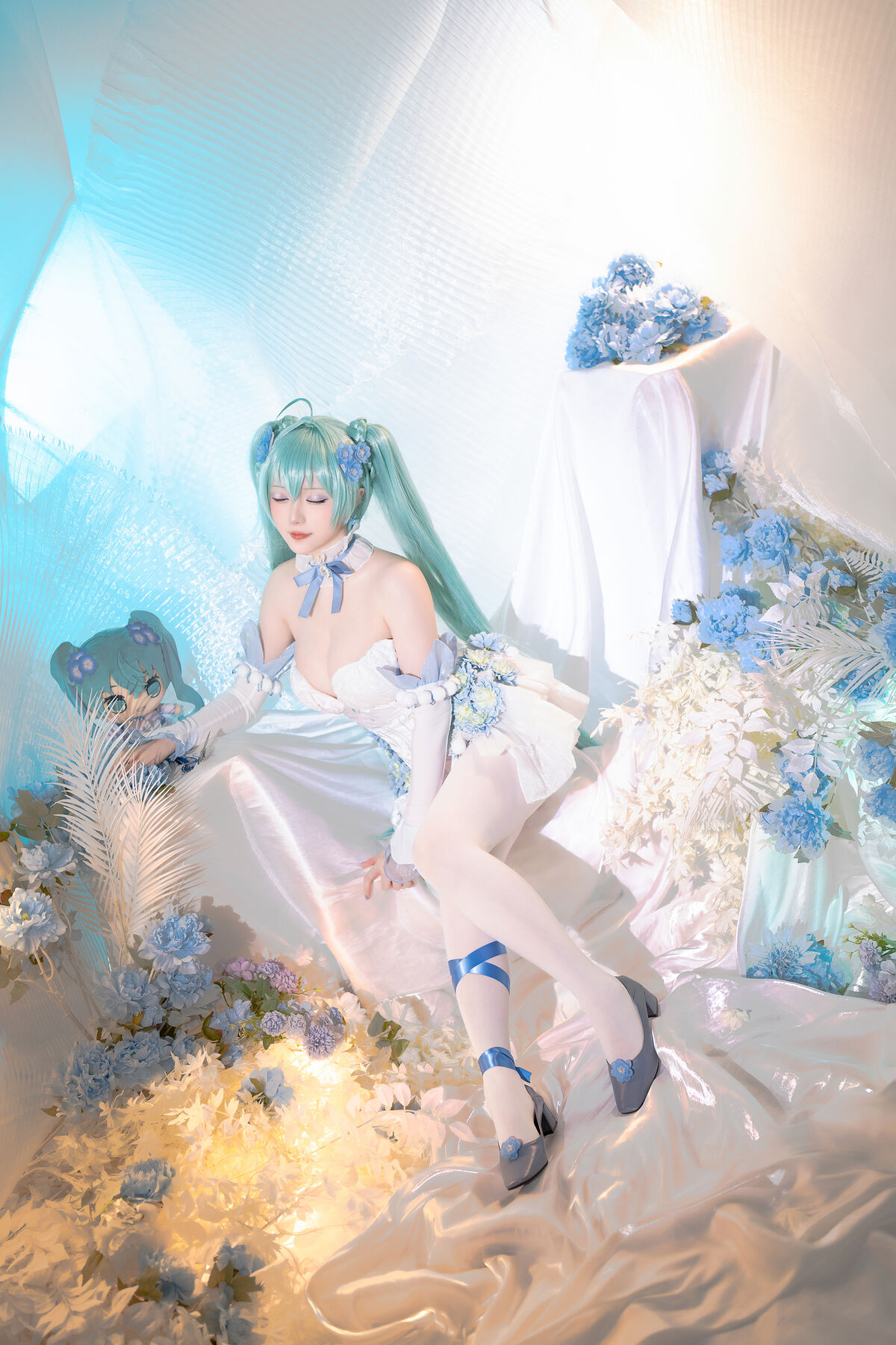 Coser@星之迟迟Hoshilily 2024年02月计划A 初音未来 粉蝶花精灵 0007 2062048020.jpg