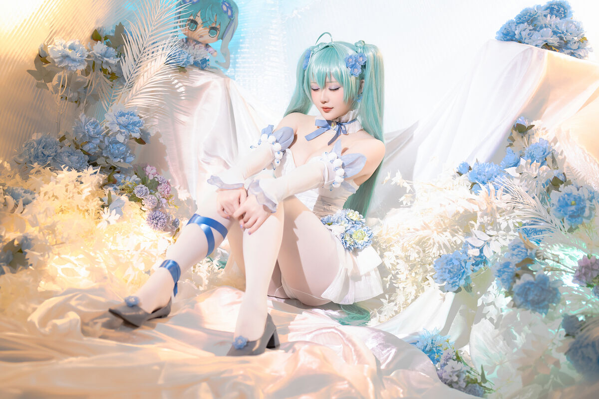 Coser@星之迟迟Hoshilily 2024年02月计划A 初音未来 粉蝶花精灵 0014 6519791881.jpg