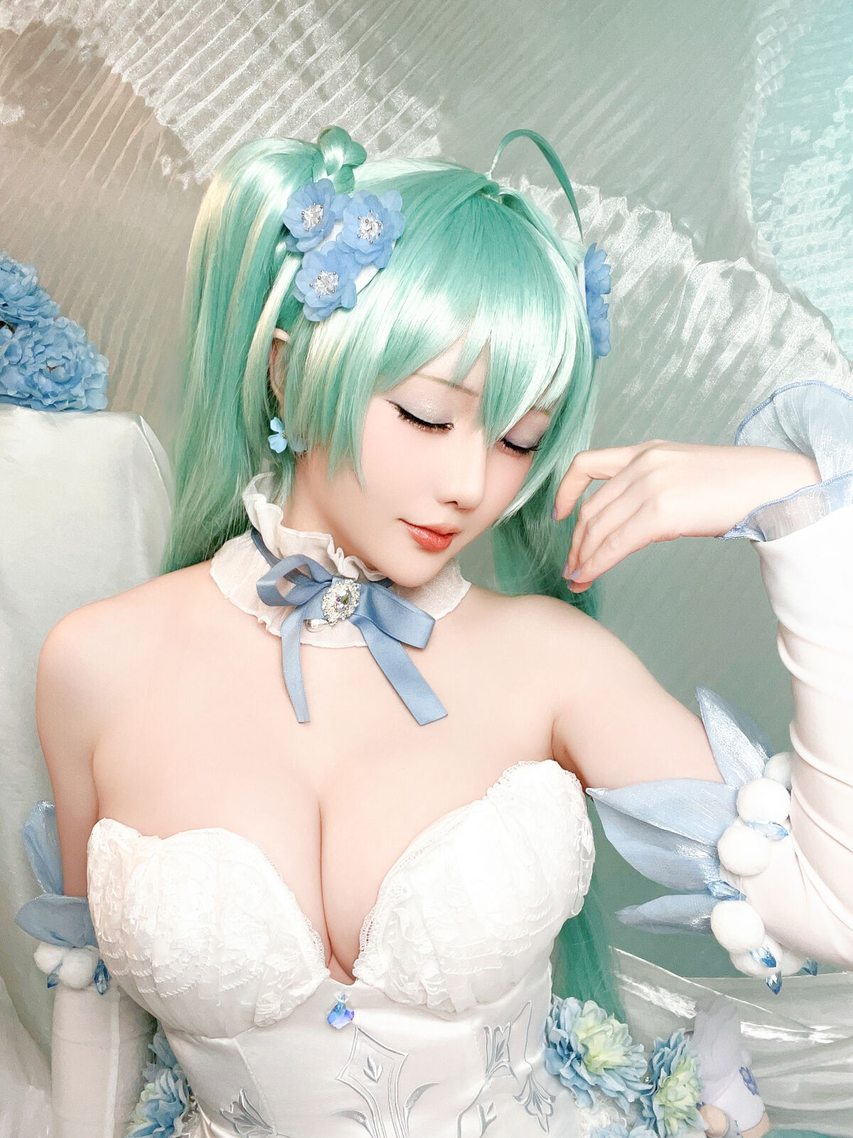 Coser@星之迟迟Hoshilily 2024年02月计划A 初音未来 粉蝶花精灵 0043 9161789792.jpg