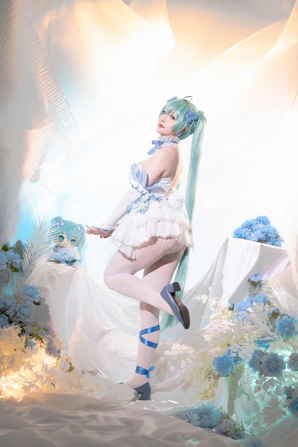 Coser@星之迟迟Hoshilily 2024年02月计划A 初音未来 粉蝶花精灵 0045 8456492337.jpg