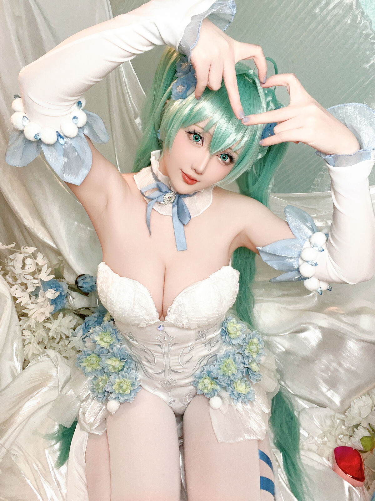 Coser@星之迟迟Hoshilily 2024年02月计划A 初音未来 粉蝶花精灵 0049 6250488893.jpg