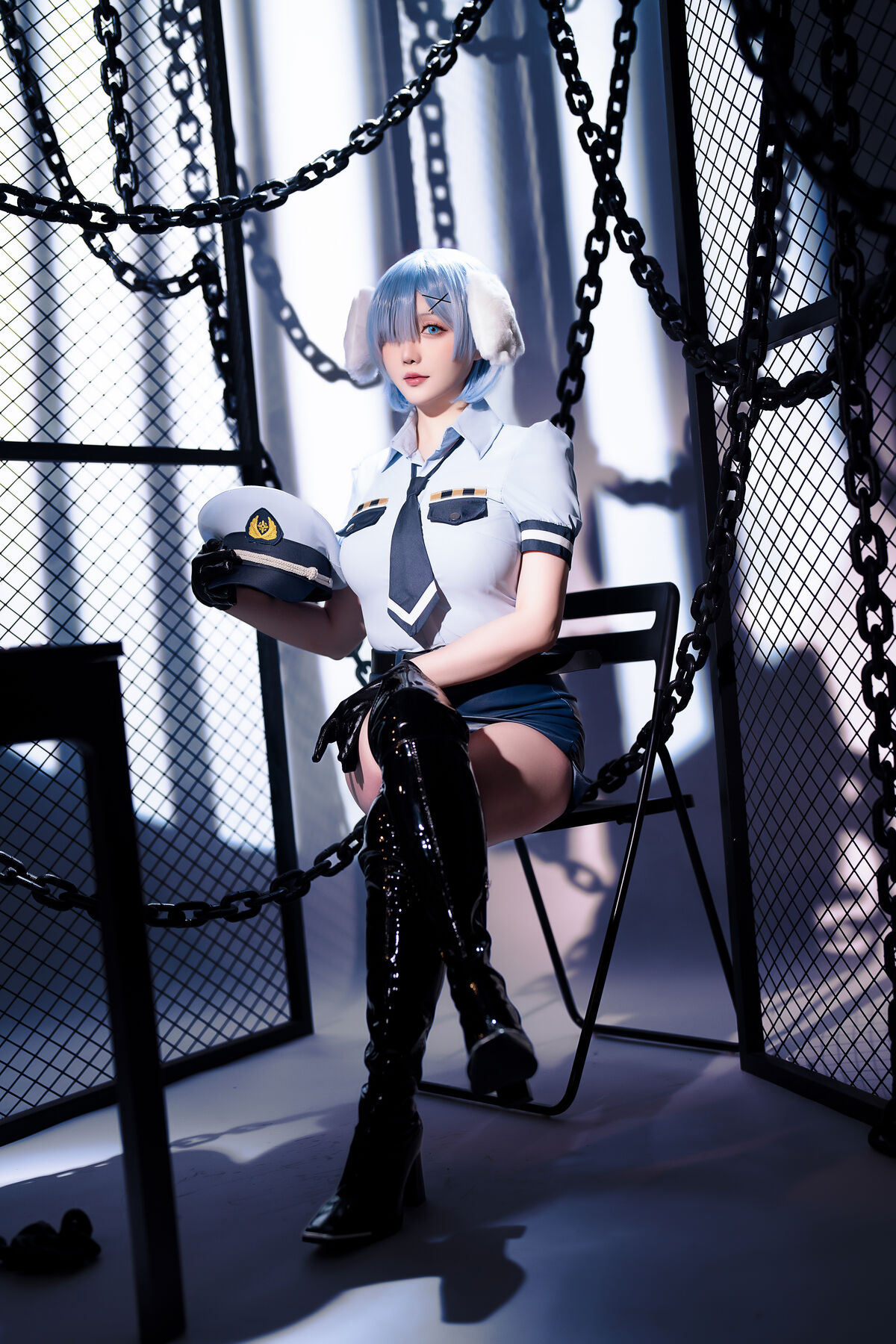 Coser@星之迟迟Hoshilily 2024年02月计划C RE0 蕾姆 狗耳警官 Part1 0007 7493663949.jpg