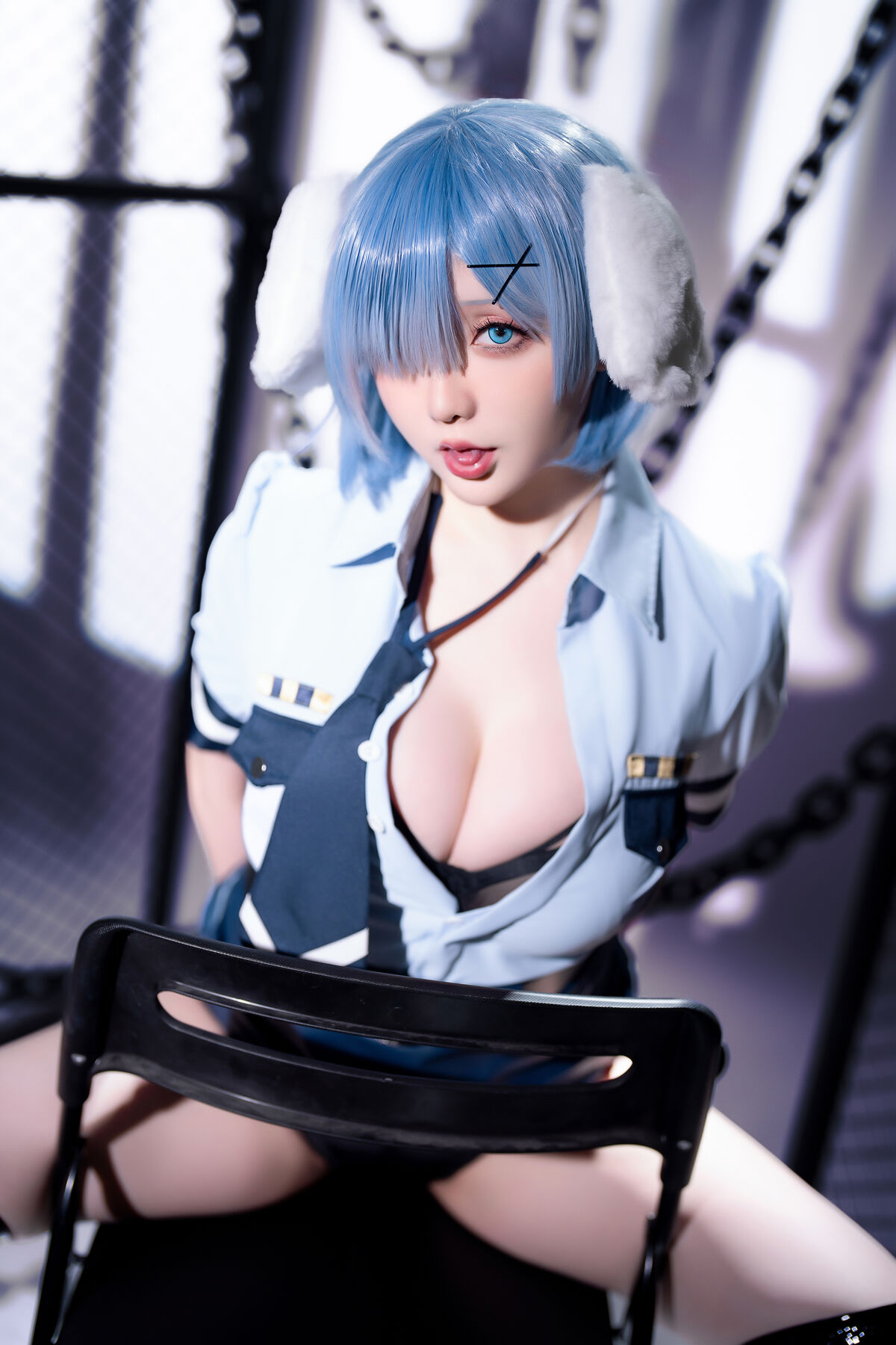 Coser@星之迟迟Hoshilily 2024年02月计划C RE0 蕾姆 狗耳警官 Part2 0004 1105902065.jpg