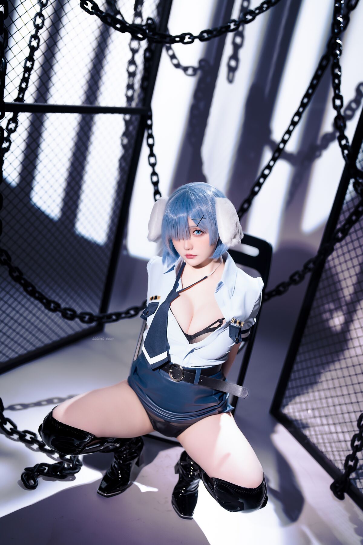 Coser@星之迟迟Hoshilily 2024年02月计划C RE0 蕾姆 狗耳警官 Part2 0011 9373319718.jpg