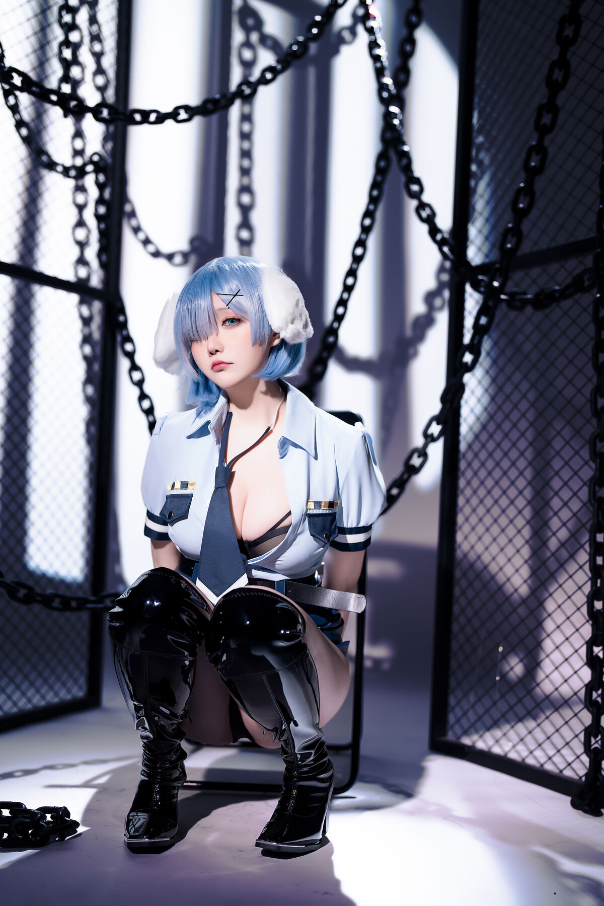 Coser@星之迟迟Hoshilily 2024年02月计划C RE0 蕾姆 狗耳警官 Part2 0012 7826749683.jpg