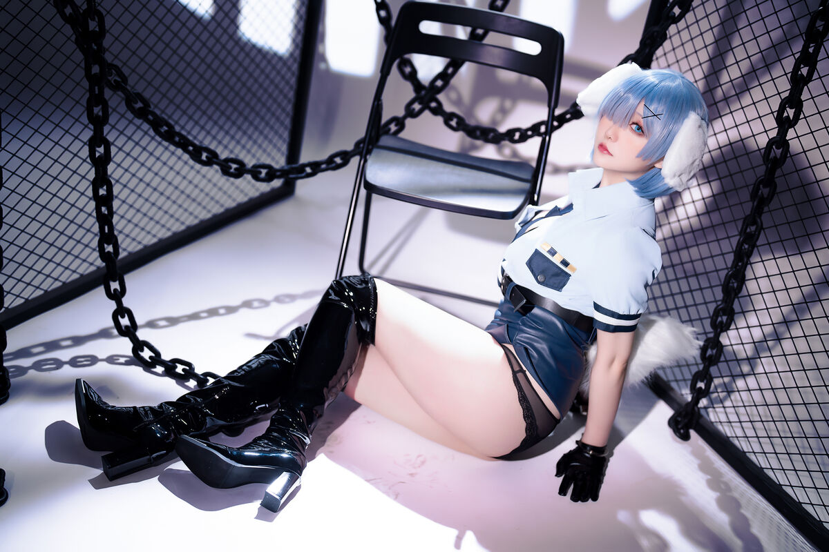 Coser@星之迟迟Hoshilily 2024年02月计划C RE0 蕾姆 狗耳警官 Part2 0015 6930526744.jpg