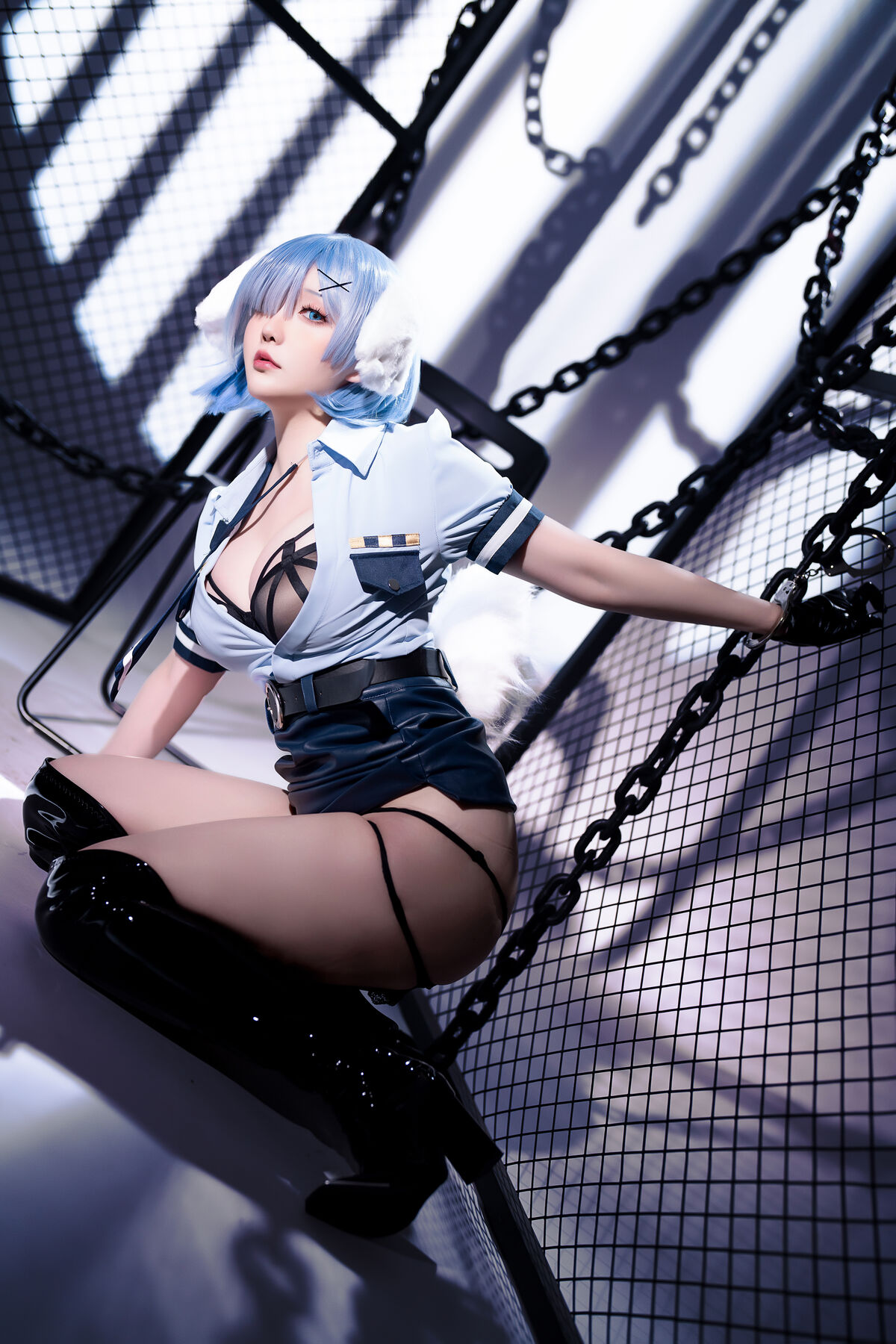 Coser@星之迟迟Hoshilily 2024年02月计划C RE0 蕾姆 狗耳警官 Part2 0021 3961040770.jpg