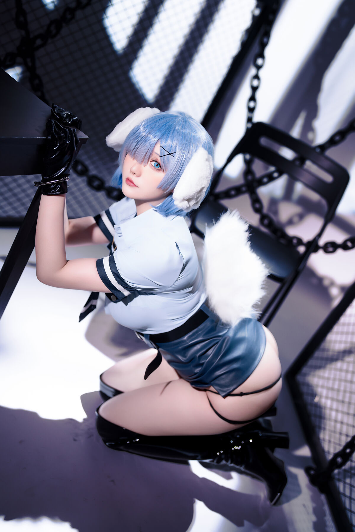 Coser@星之迟迟Hoshilily 2024年02月计划C RE0 蕾姆 狗耳警官 Part2 0024 4099199632.jpg