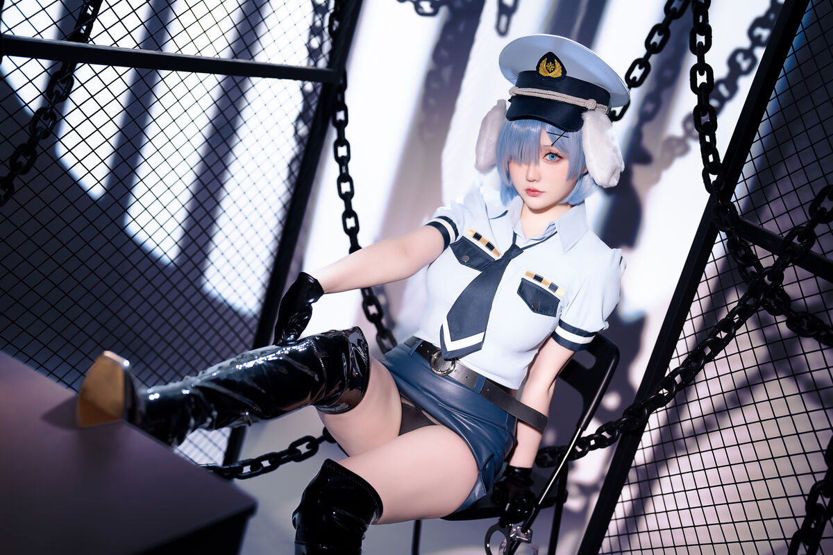 Coser@星之迟迟Hoshilily 2024年02月计划C RE0 蕾姆 狗耳警官 Part2 0029 5845256114.jpg