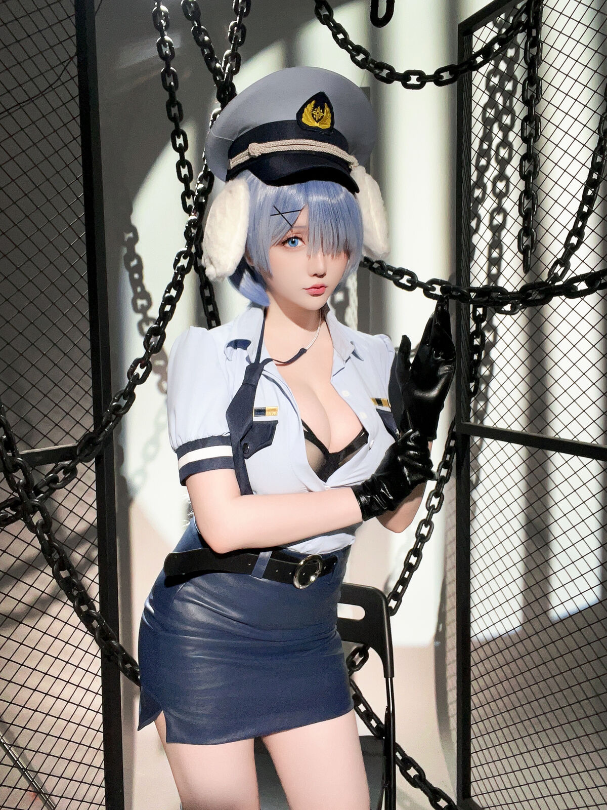 Coser@星之迟迟Hoshilily 2024年02月计划C RE0 蕾姆 狗耳警官 Part2 0031 8299370117.jpg