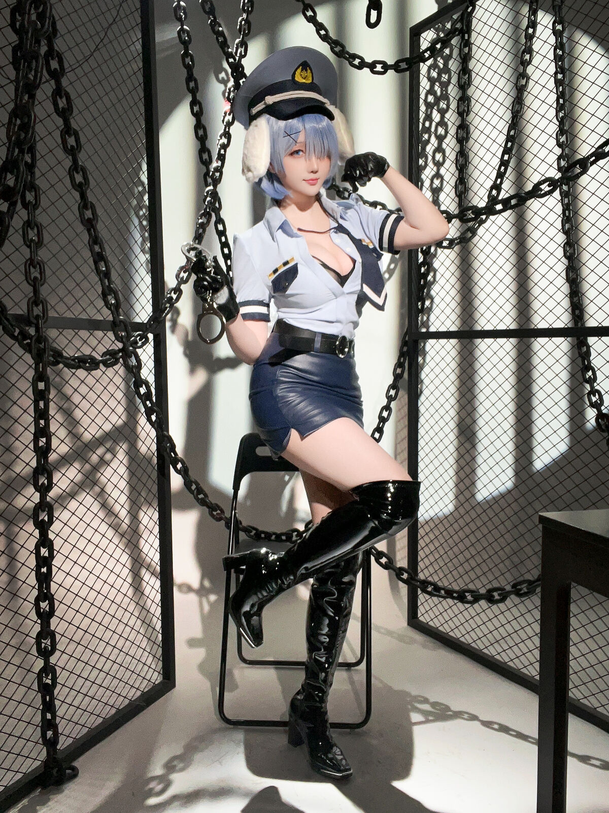 Coser@星之迟迟Hoshilily 2024年02月计划C RE0 蕾姆 狗耳警官 Part2 0034 9383886941.jpg