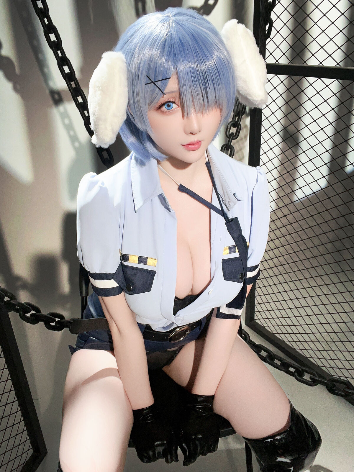 Coser@星之迟迟Hoshilily 2024年02月计划C RE0 蕾姆 狗耳警官 Part2 0044 4553975877.jpg