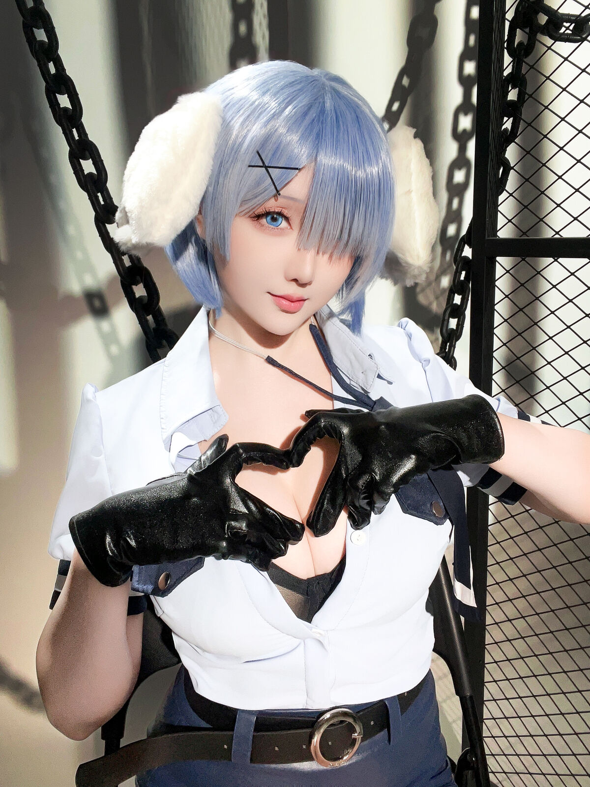 Coser@星之迟迟Hoshilily 2024年02月计划C RE0 蕾姆 狗耳警官 Part2 0050 8098798966.jpg