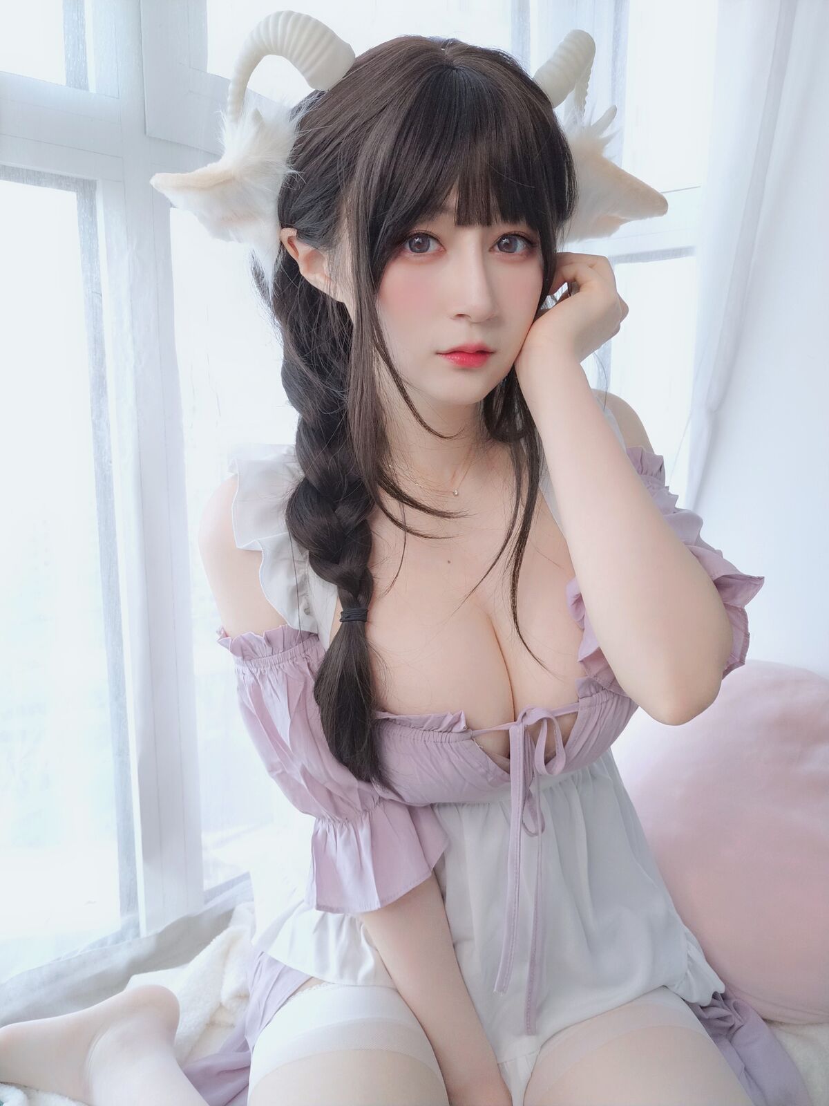 Coser@白银81 白丝兔耳女仆 Part3 0025 7180316866.jpg