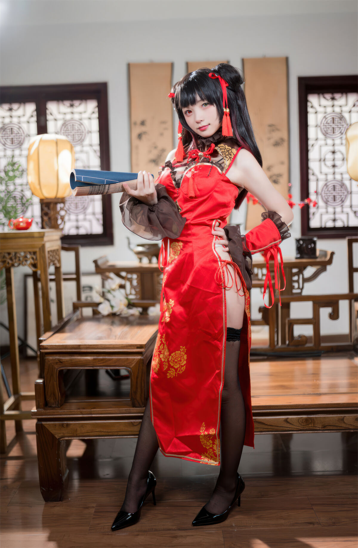 Coser@花铃 时崎狂三旗袍 0005 8960331125.jpg