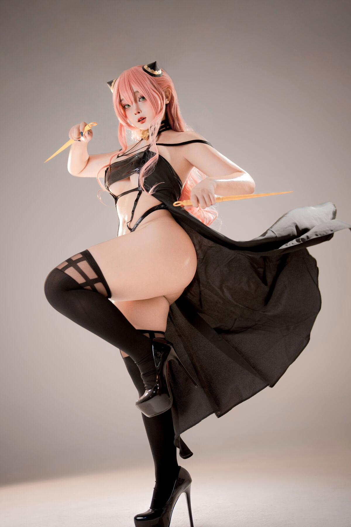 Coser@Sayo Momo Anya Forger アーニャ Latex Suit Assassin Part2 0036 7447068866.jpg