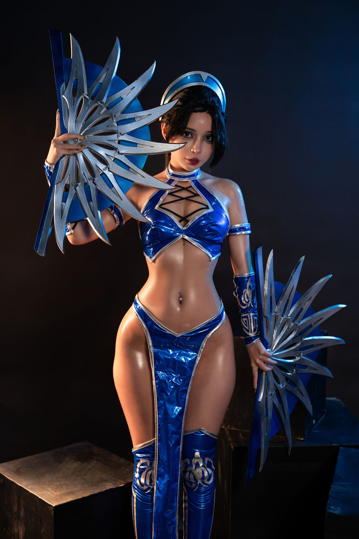 Coser@UmekoJ Cosplay Kitana Mortal Kombat Part1 0006 8633740725.jpg