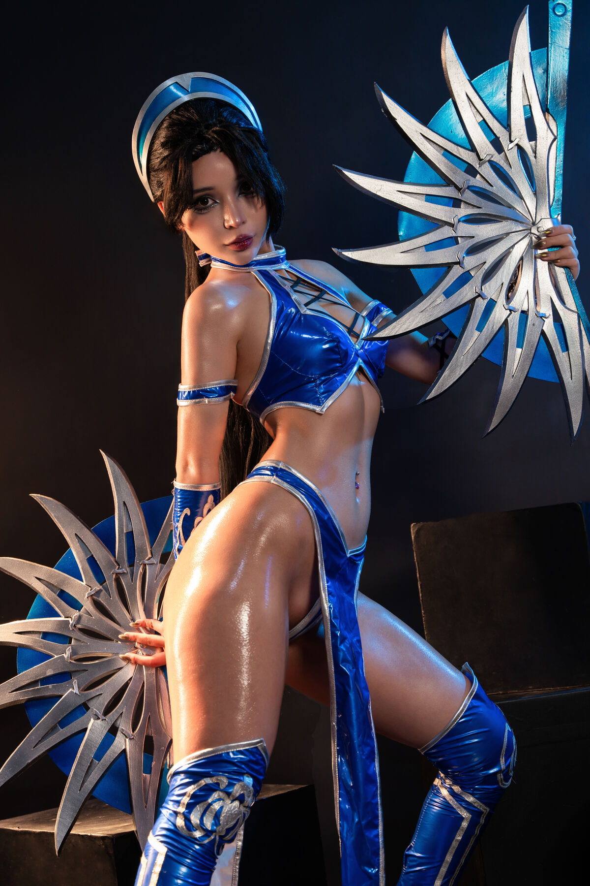 Coser@UmekoJ Cosplay Kitana Mortal Kombat Part1 0008 7797868614.jpg