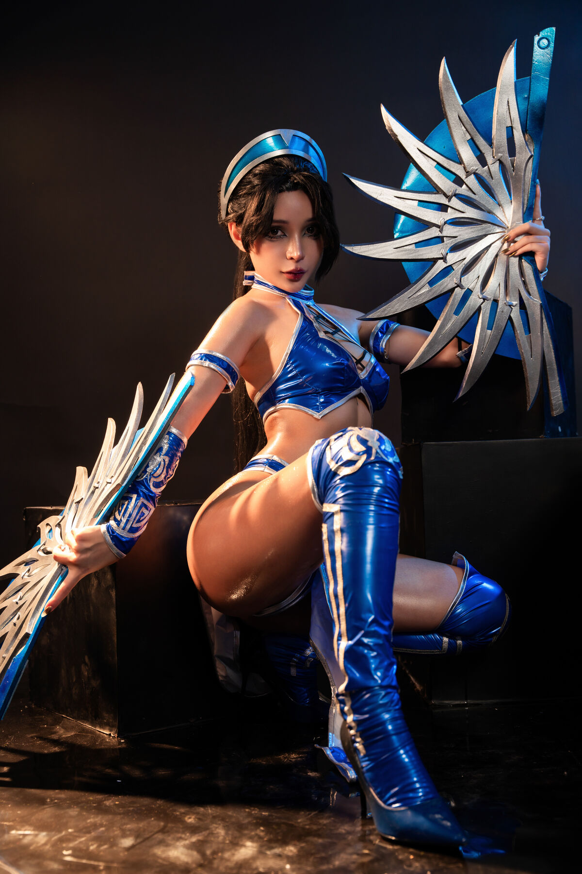 Coser@UmekoJ Cosplay Kitana Mortal Kombat Part1 0011 6923160288.jpg