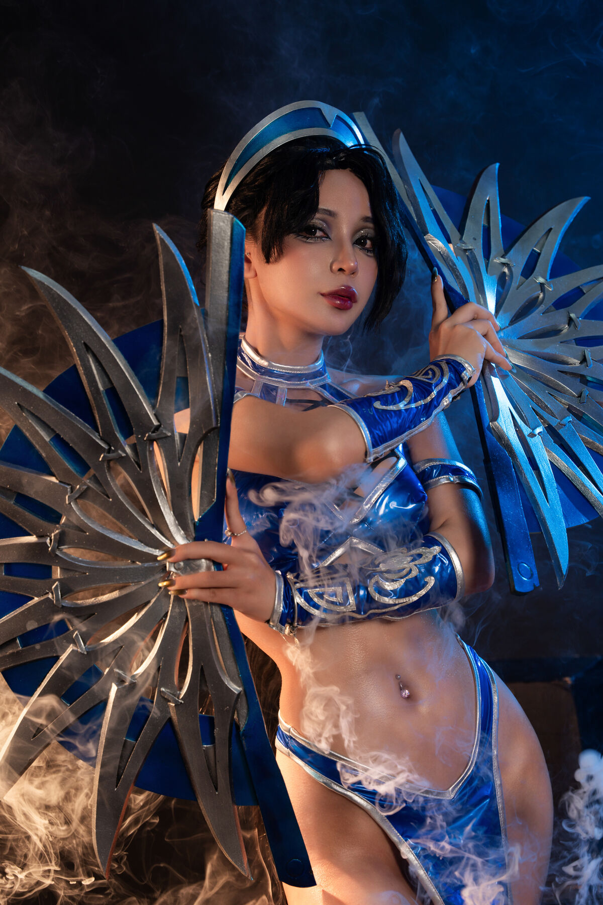 Coser@UmekoJ Cosplay Kitana Mortal Kombat Part1 0024 1848284922.jpg