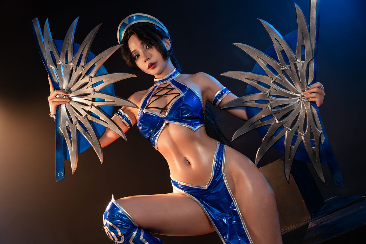 Coser@UmekoJ Cosplay Kitana Mortal Kombat Part1 0026 4476030893.jpg