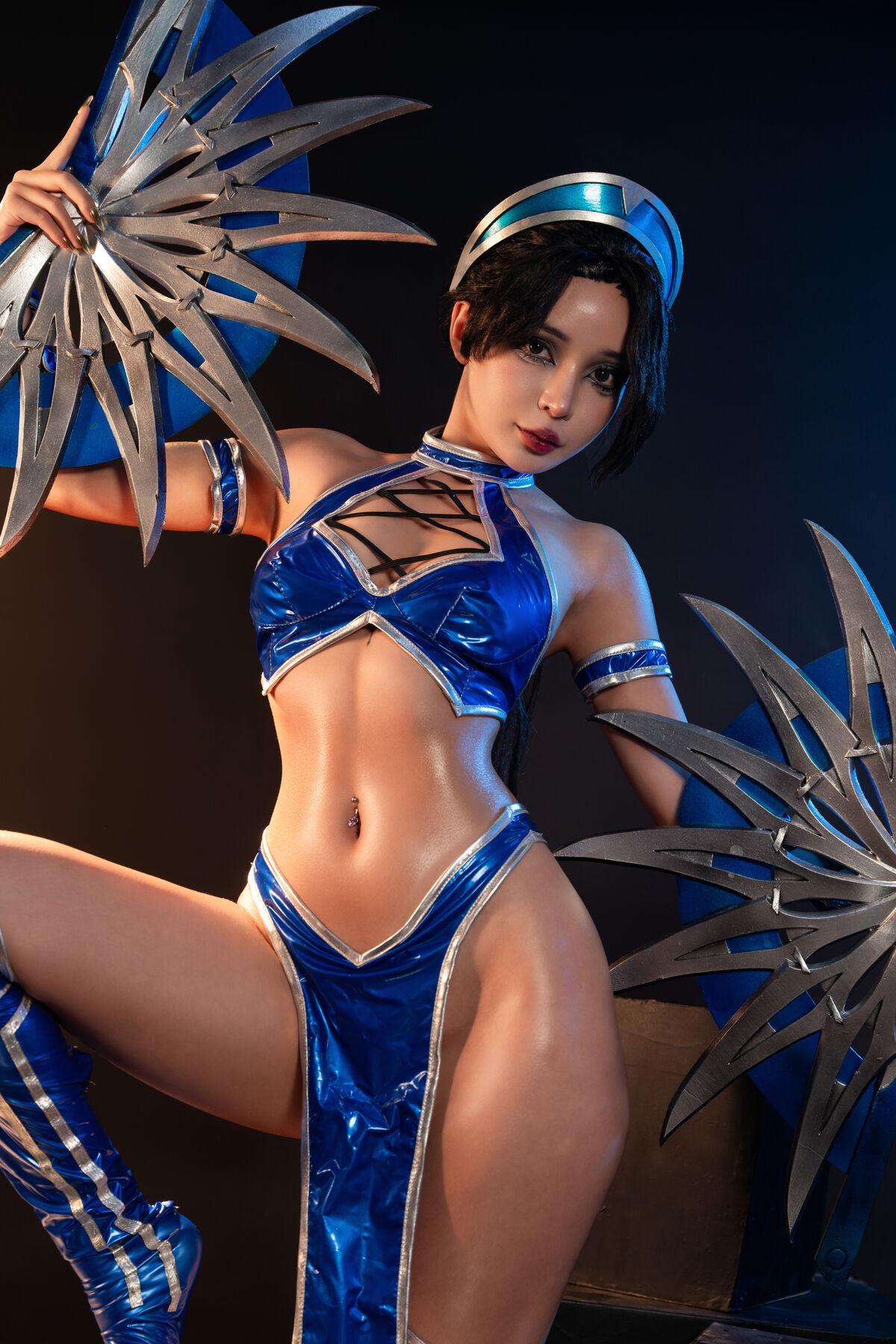 Coser@UmekoJ Cosplay Kitana Mortal Kombat Part1 0027 2079971798.jpg