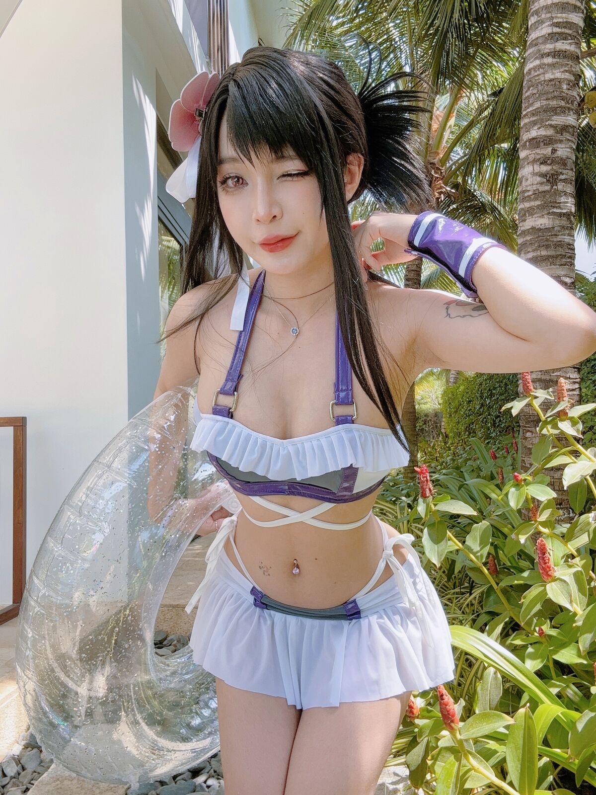 Coser@UmekoJ Tifa Lockhart Swimsuit Final Fantasy Part2 0040 1530001895.jpg