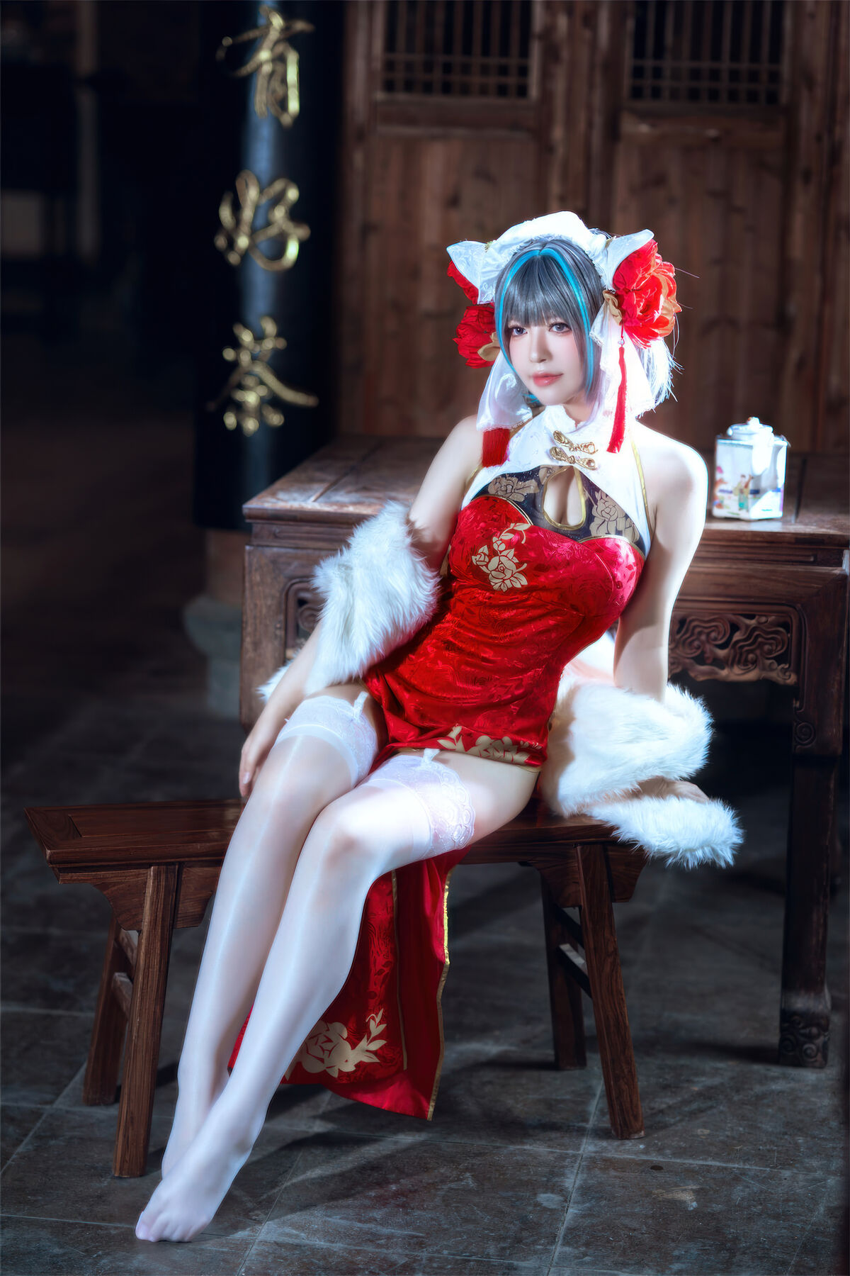 Coser@半半子 柴郡中华娘旗袍 0003 5569927975.jpg