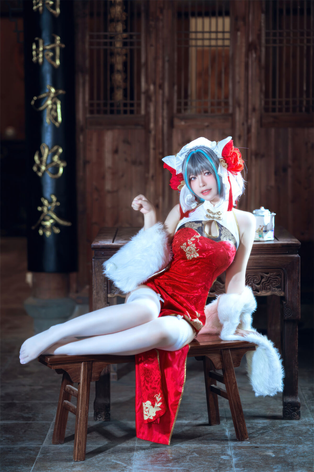 Coser@半半子 柴郡中华娘旗袍 0045 0003599340.jpg