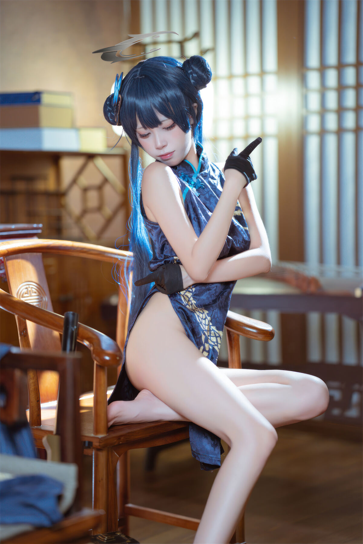 Coser@是三不是世w No 031 碧蓝档案 妃咲旗袍 0012 6445646436.jpg