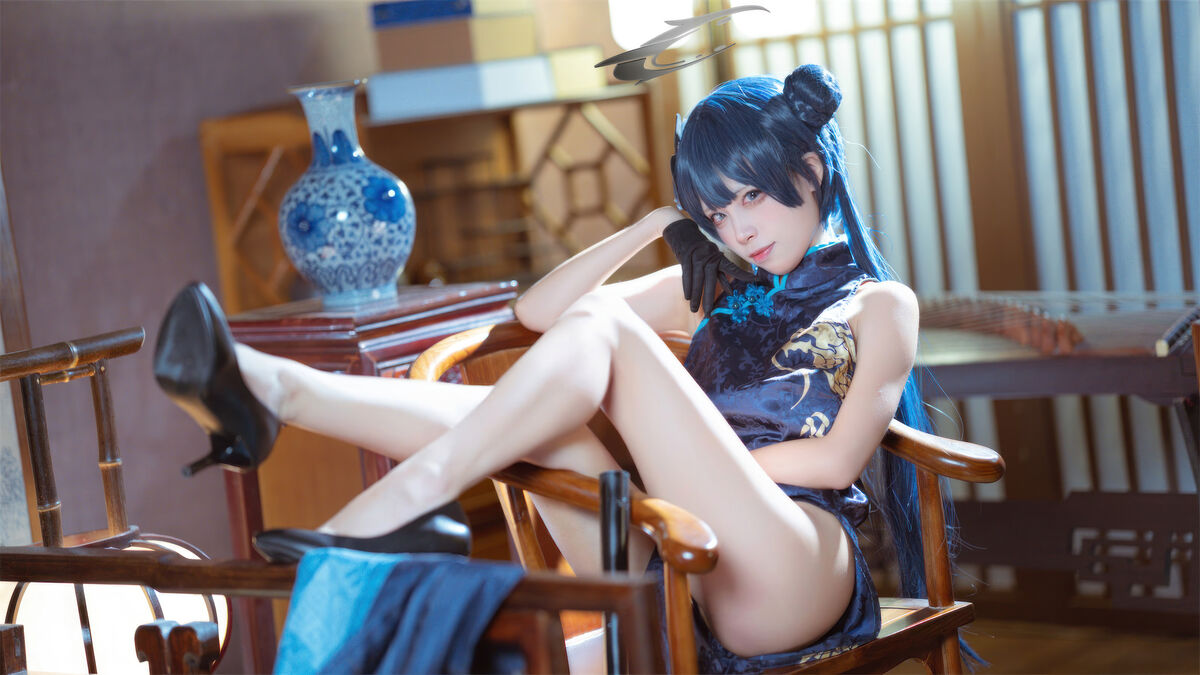 Coser@是三不是世w No 031 碧蓝档案 妃咲旗袍 0023 1512457409.jpg