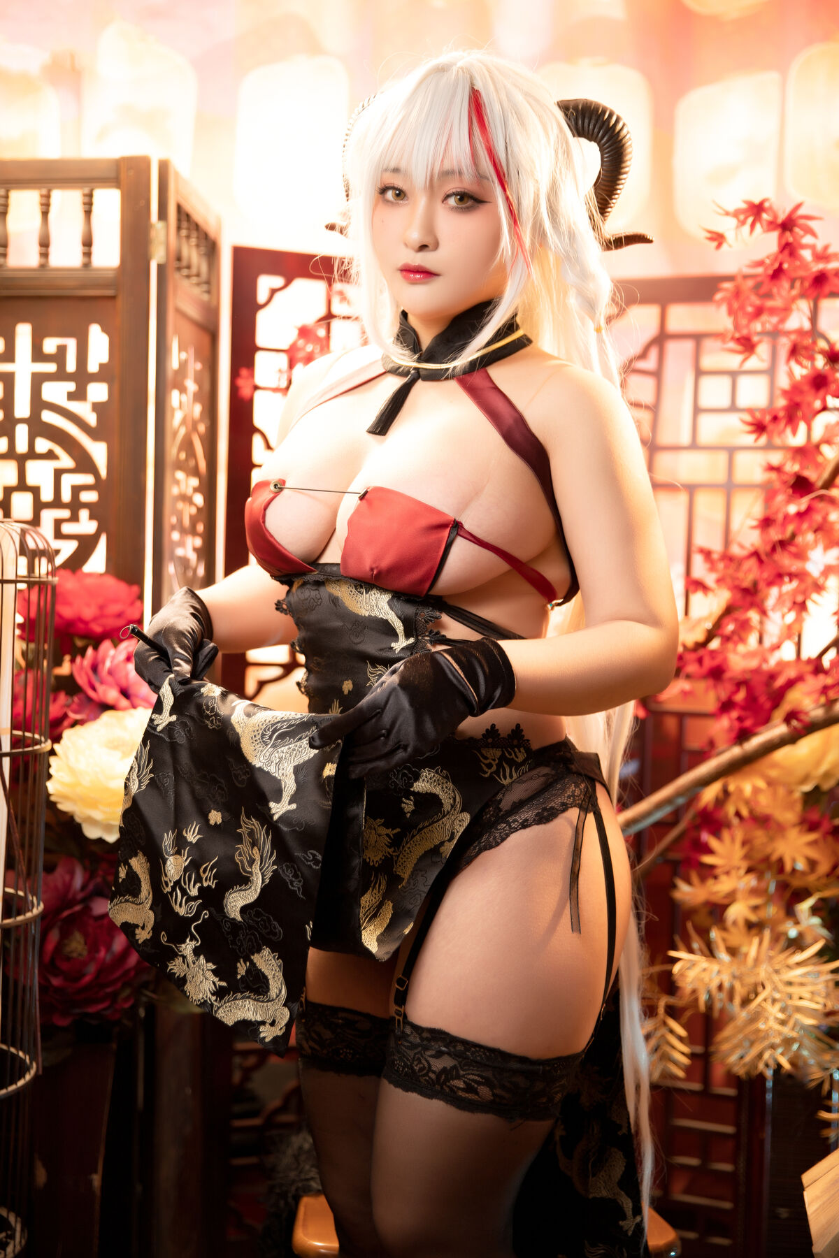 Coser@洛璃LoLiSAMA 埃吉尔旗袍 金龙腾祥云 0032 9900575187.jpg