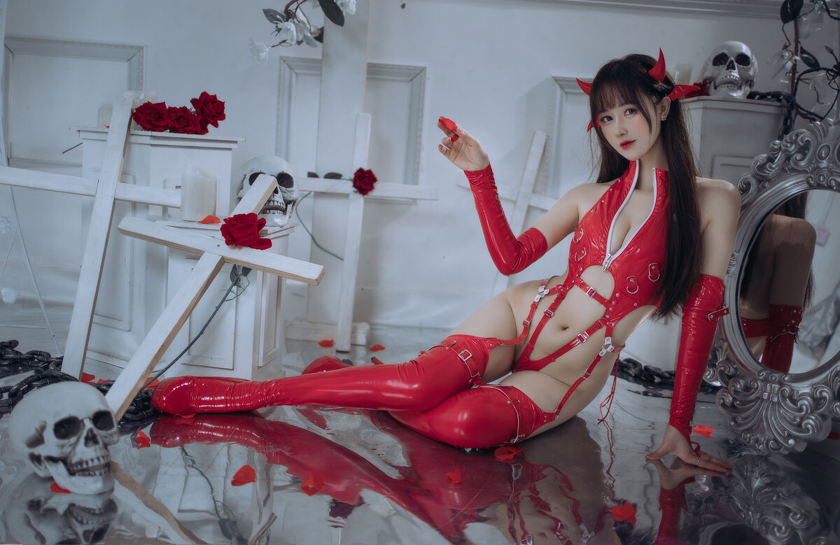 Coser@羽生三未 红色胶衣小恶魔 0005 9426973155.jpg