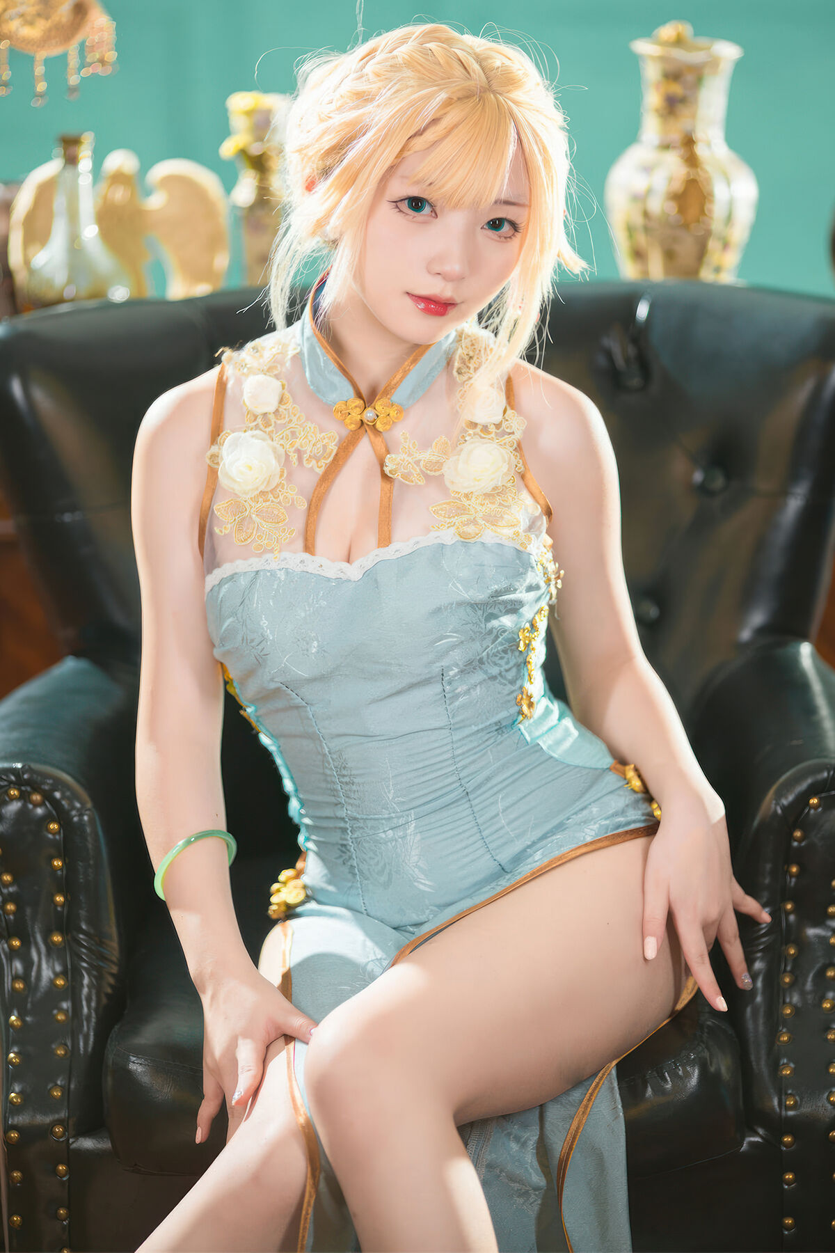 Coser@花铃 – 玉瓯立旗袍