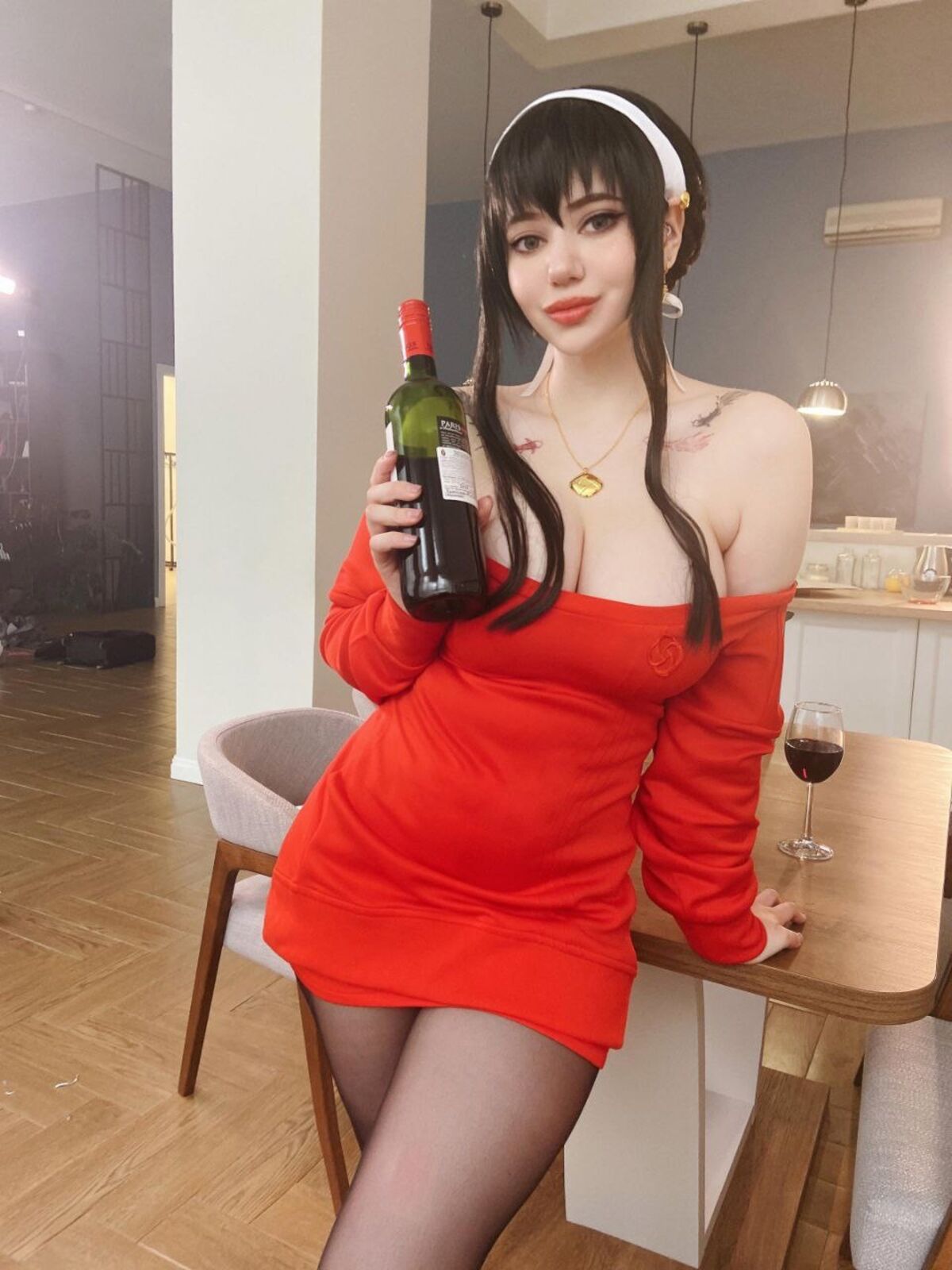 Coser@Alina Becker Yor Forger Red Sweater 0049 4072587381.jpg