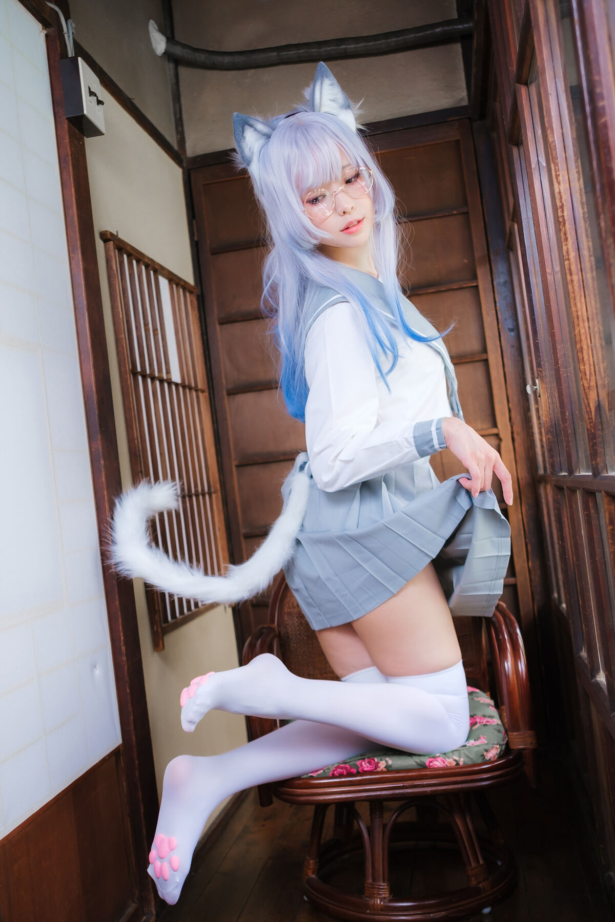 Coser@Elyee 2024年4月 B Veranda White Cat 0011 8429027832.jpg