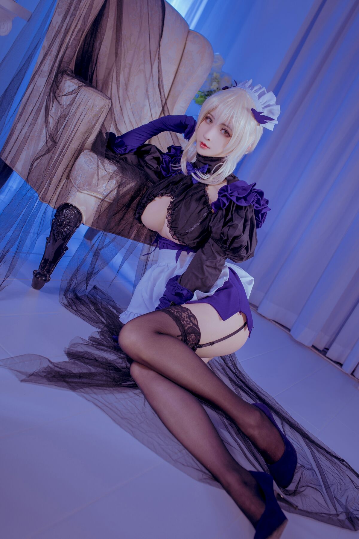 Coser@Rioko凉凉子 Black Gun Stupid Maid 黑枪呆女仆 0001 1103697227.jpg