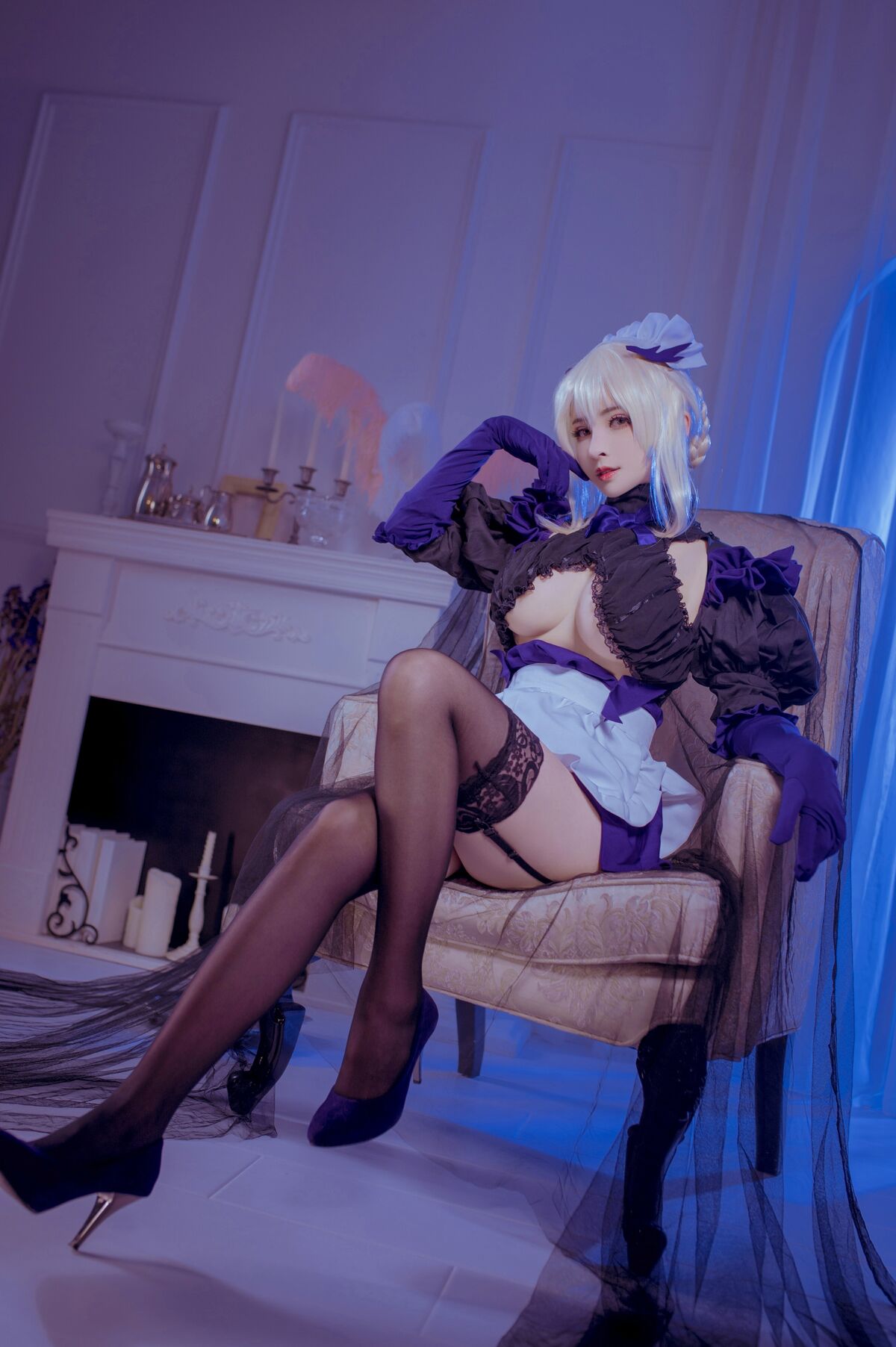 Coser@Rioko凉凉子 Black Gun Stupid Maid 黑枪呆女仆 0004 1155793480.jpg