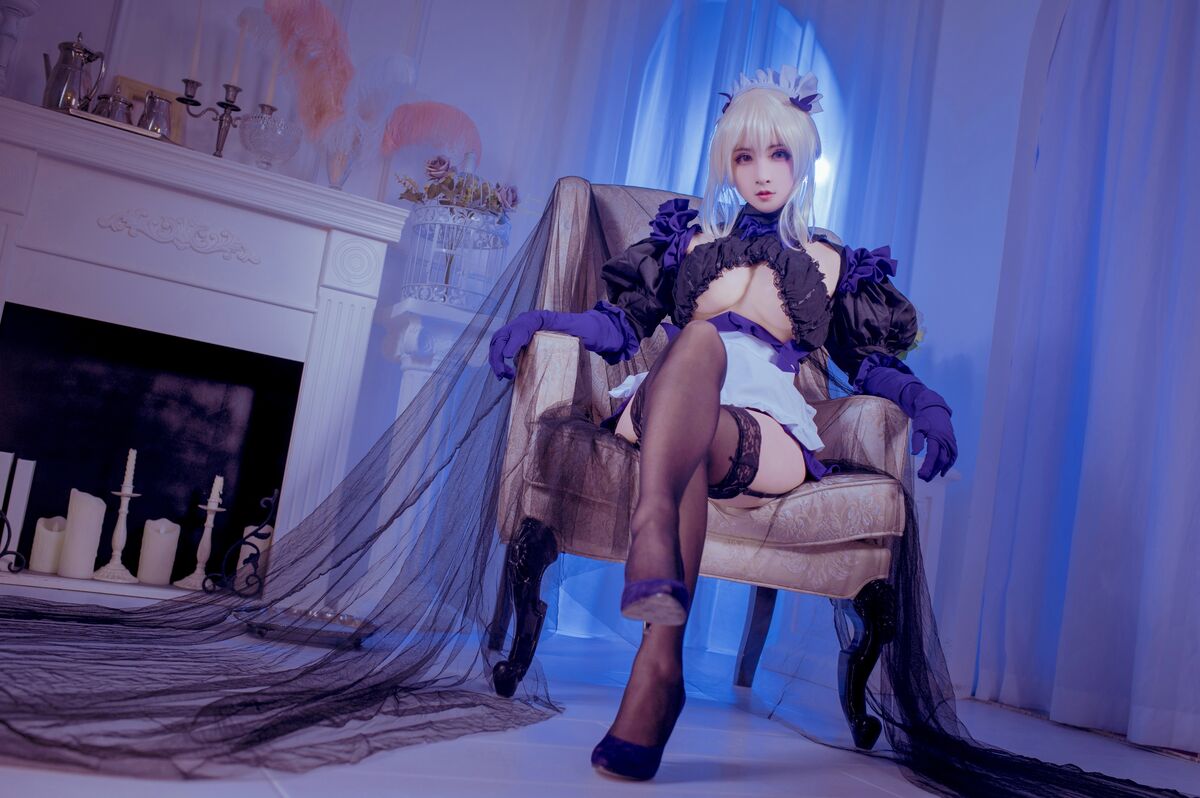 Coser@Rioko凉凉子 Black Gun Stupid Maid 黑枪呆女仆 0006 2041127229.jpg