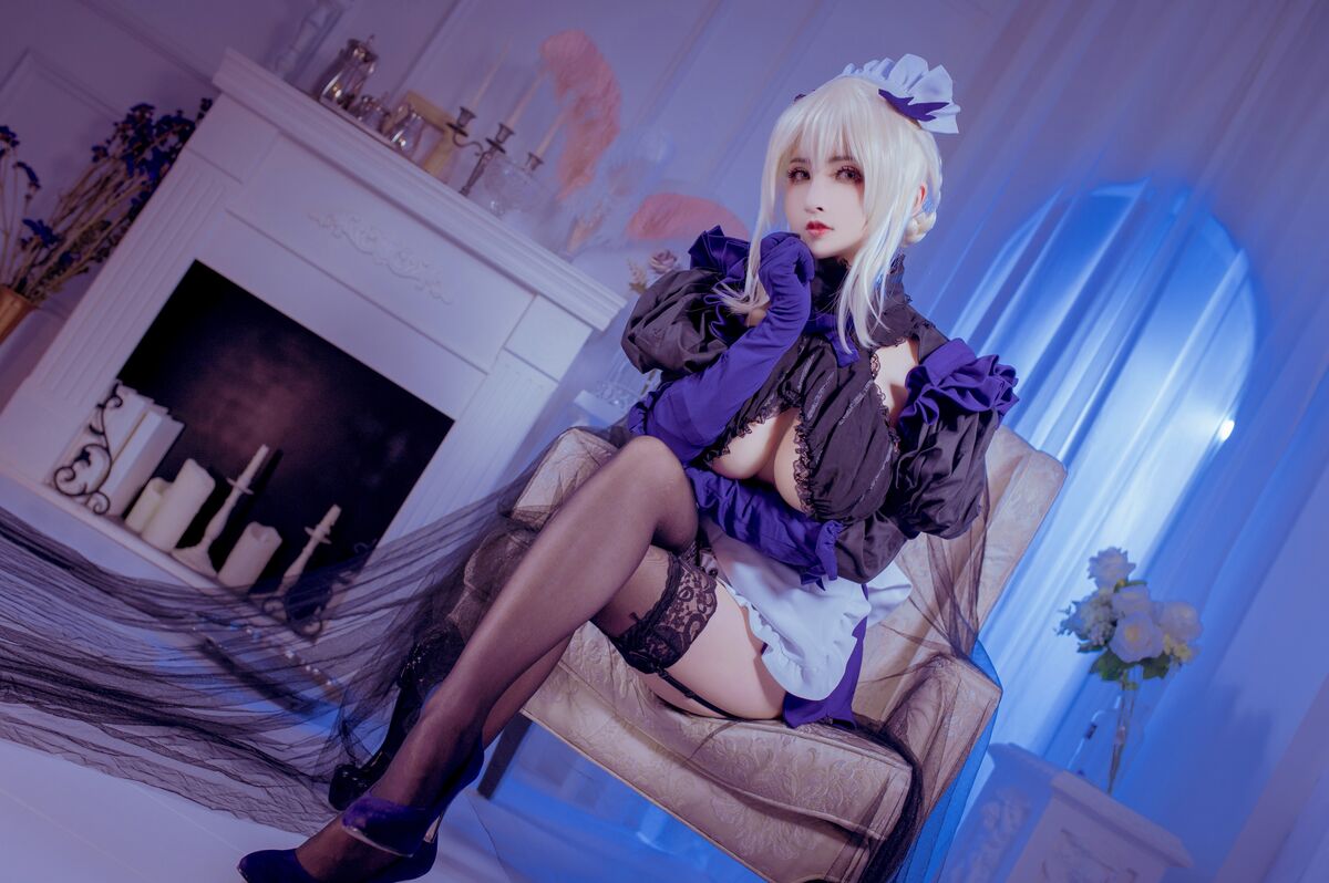 Coser@Rioko凉凉子 Black Gun Stupid Maid 黑枪呆女仆 0007 5240443619.jpg