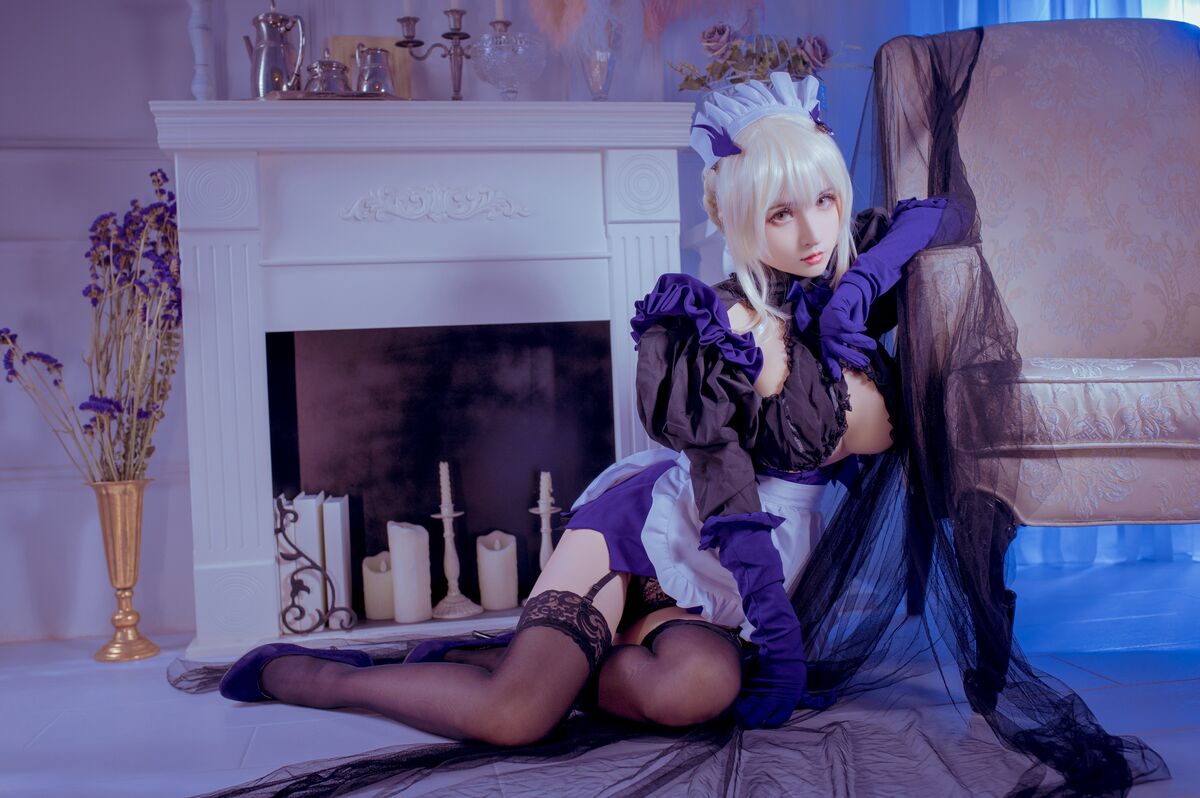 Coser@Rioko凉凉子 Black Gun Stupid Maid 黑枪呆女仆 0023 3918480914.jpg