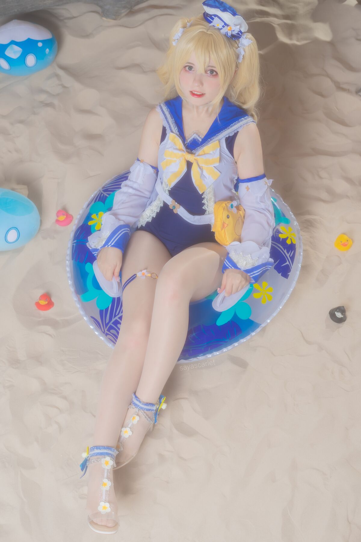 Coser@Saya Scarlet Barbara Swimsuit Genshin Impact 0020 9694689759.jpg