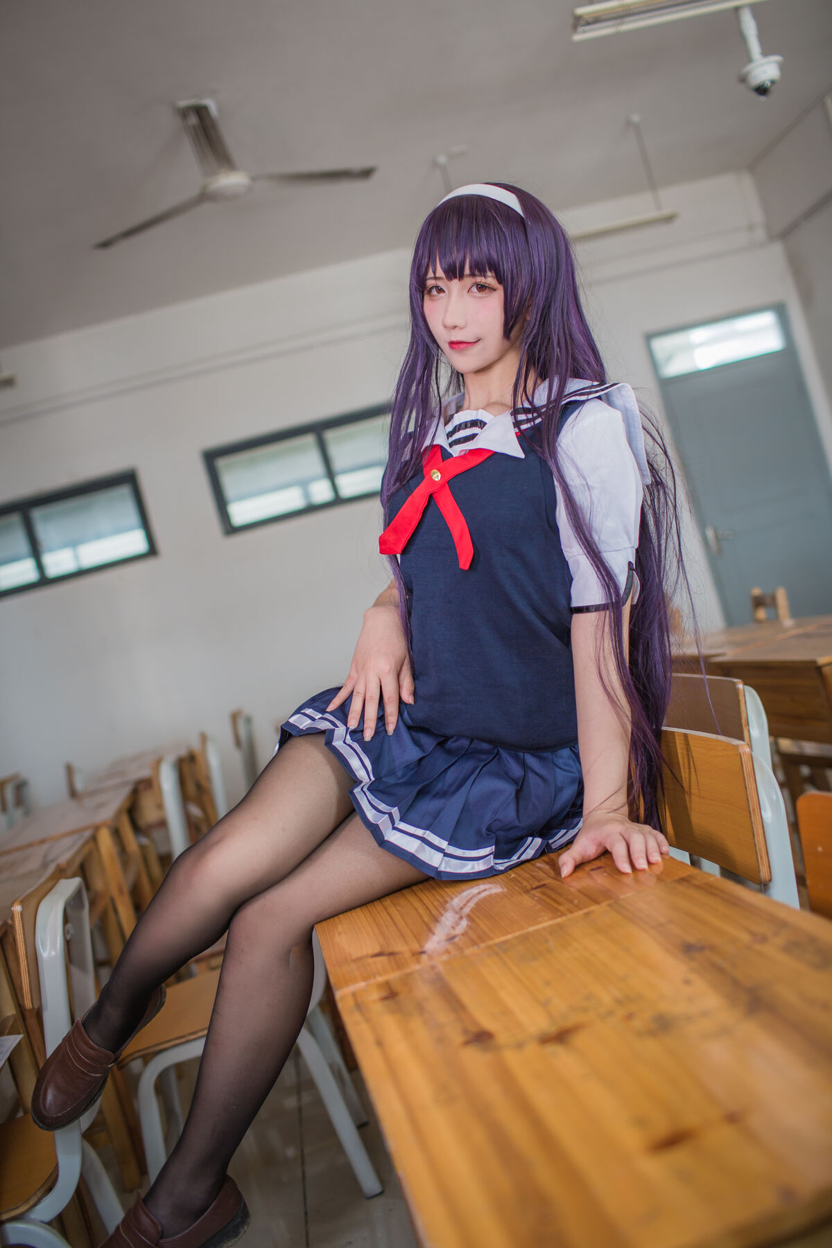 Coser@九曲Jean 霞之丘诗羽夏季校服 0012 0333986559.jpg