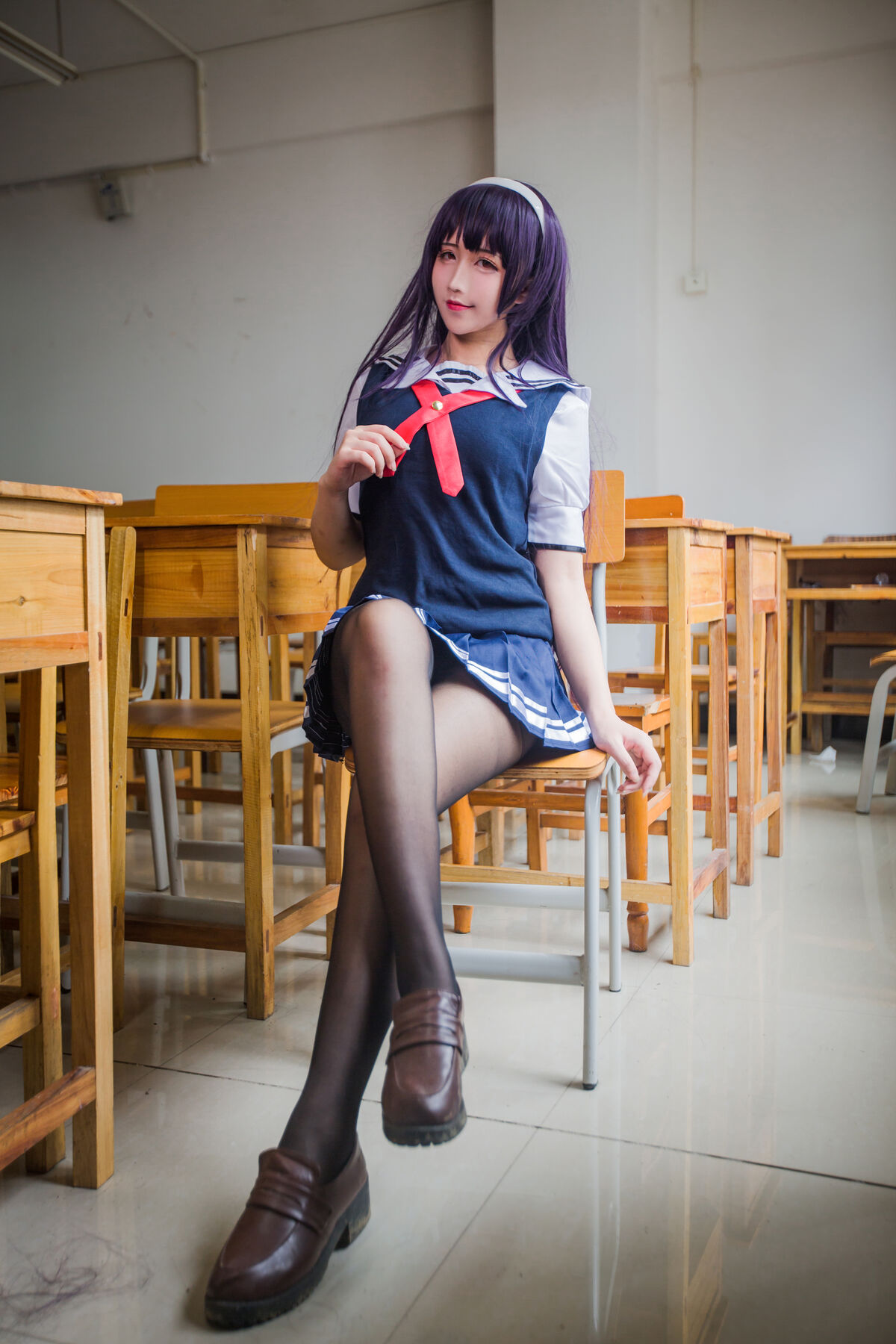 Coser@九曲Jean 霞之丘诗羽夏季校服 0026 4293766530.jpg