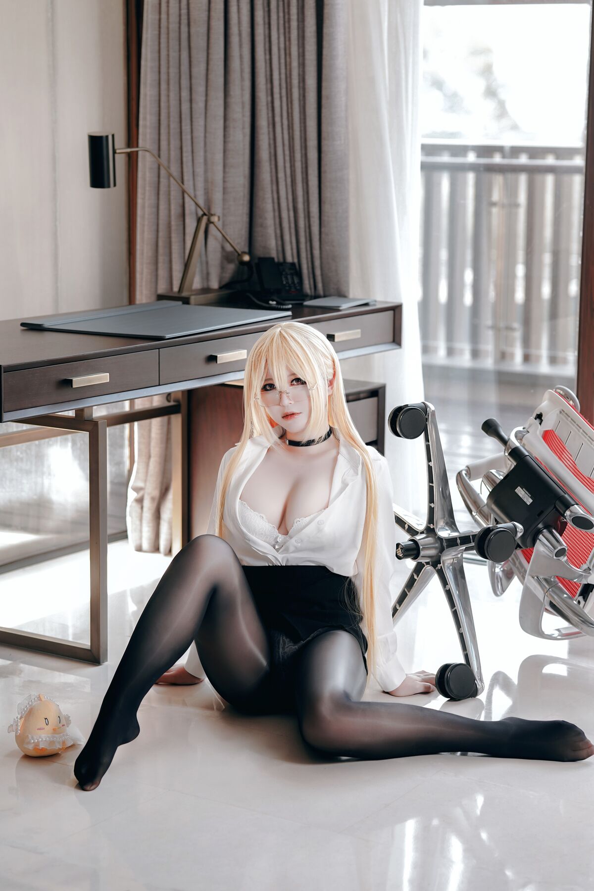 Coser@半半子 怨仇 办公室的意外 0034 9827711810.jpg